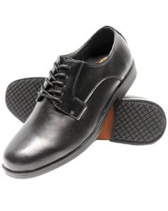 Genuine Grip® 9540 Men's Size 11.5 Wide Width Black Oxford Non Slip Dress Shoe