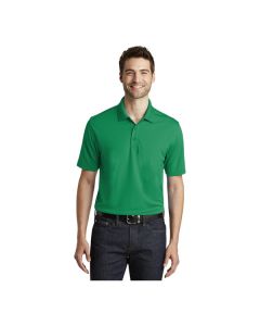 Port Authority K110 Dry Zone Unisex Customizable Bright Kelly Green Short Sleeve UV Moisture-Wicking Polo Shirt - Polyester - 2X