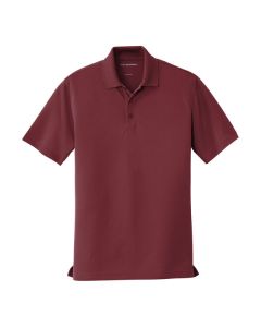 Port Authority K110 Dry Zone Unisex Customizable Burgundy Short Sleeve UV Moisture-Wicking Polo Shirt - Polyester - S