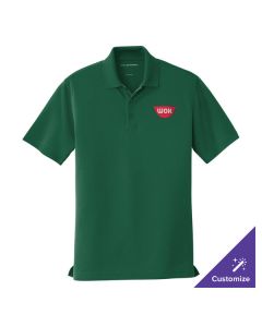 Port Authority K110 Dry Zone Unisex Customizable Deep Forest Green Short Sleeve UV Moisture-Wicking Polo Shirt - Polyester - M