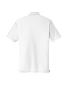 Port Authority K110 Dry Zone Unisex Customizable White Short Sleeve UV Moisture-Wicking Polo Shirt - Polyester - XS
