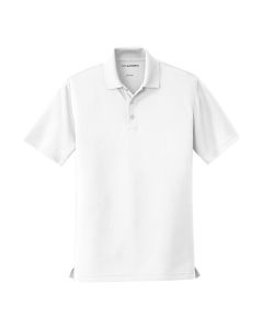 Port Authority K110 Dry Zone Unisex Customizable White Short Sleeve UV Moisture-Wicking Polo Shirt - Polyester - 6X