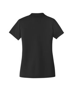 Port Authority LK110 Dry Zone Women's Customizable Deep Black Short Sleeve UV Moisture-Wicking Polo Shirt - Polyester - XS