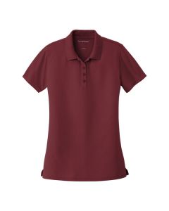 Port Authority LK110 Dry Zone Women's Customizable Burgundy Short Sleeve UV Moisture-Wicking Polo Shirt - Polyester - 2X
