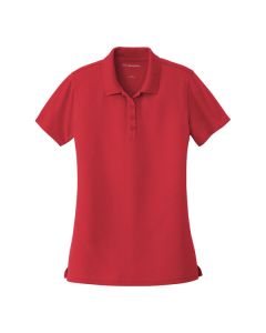 Port Authority LK110 Dry Zone Women's Customizable Rich Red Short Sleeve UV Moisture-Wicking Polo Shirt - Polyester - L