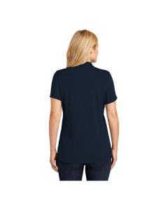 Port Authority LK110 Dry Zone Women's Customizable River Blue Navy Short Sleeve UV Moisture-Wicking Polo Shirt - Polyester - S