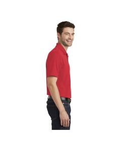 Port Authority K110 Dry Zone Unisex Customizable Rich Red Short Sleeve UV Moisture-Wicking Polo Shirt - Polyester - M