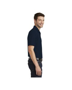 Port Authority K110 Dry Zone Unisex Customizable River Blue Navy Short Sleeve UV Moisture-Wicking Polo Shirt - Polyester - 2X