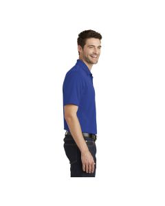 Port Authority K110 Dry Zone Unisex Customizable True Royal Short Sleeve UV Moisture-Wicking Polo Shirt - Polyester - M