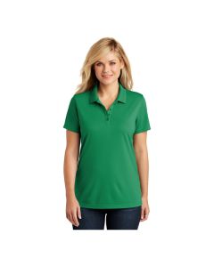 Port Authority LK110 Dry Zone Women's Customizable Bright Kelly Green Short Sleeve UV Moisture-Wicking Polo Shirt - Polyester - XL