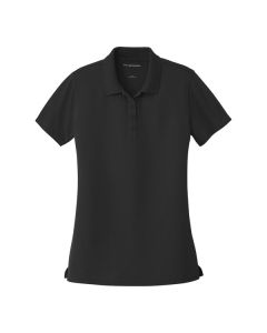 Port Authority LK110 Dry Zone Women's Customizable Deep Black Short Sleeve UV Moisture-Wicking Polo Shirt - Polyester - XL
