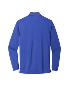 Port Authority K110LS Dry Zone Unisex Customizable True Royal Long Sleeve UV Moisture-Wicking Polo Shirt - Polyester - 2X