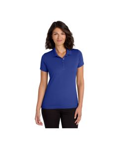 Port Authority LK110 Dry Zone Women's Customizable True Royal Short Sleeve UV Moisture-Wicking Polo Shirt - Polyester - M